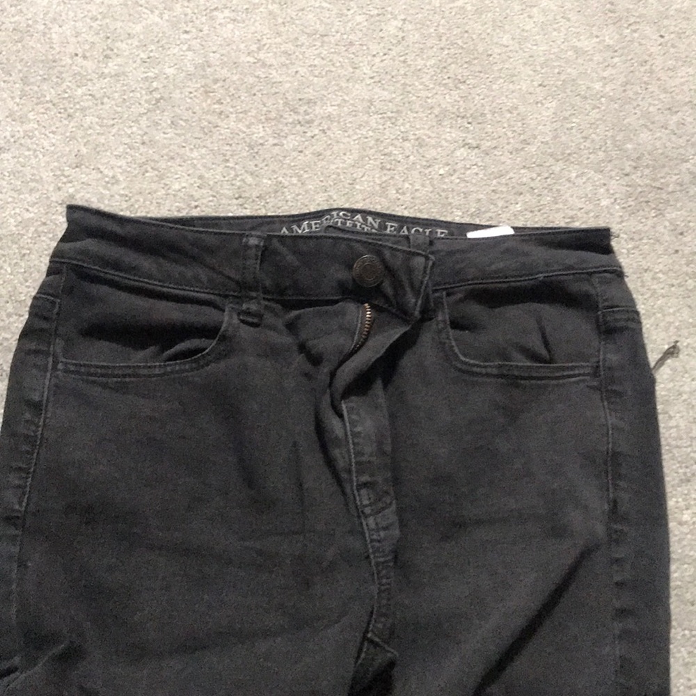 Black American Eagle high rise jeggings